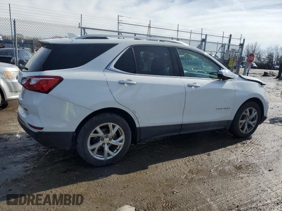 2018 Chevrolet Equinox Premier with VIN 3GNAXMEV1JS596362, listed as a Copart auction lot 44212615 with 54,173 mi miles and Salvage Title. Bid and sale history available at carsss.com. Image 3.