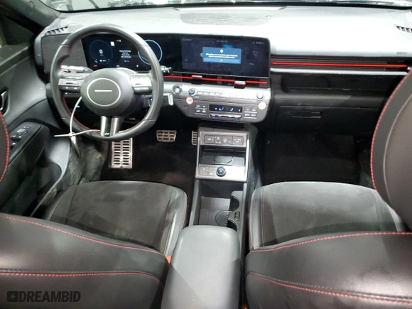 2024 Hyundai Kona N Line with VIN KM8HACA36RU087236, listed as a Copart auction lot 50409345 with 33,288 mi miles and Clean Title. Bid and sale history available at carsss.com. Image 8.