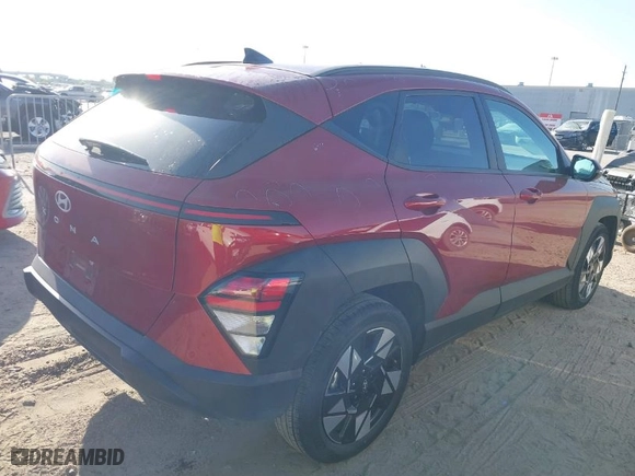 2024 Hyundai Kona SEL with VIN KM8HB3AB1RU171811, listed as a IAAI auction lot 42007991 with 25,390 mi miles. Bid and sale history available at carsss.com. Image 4.
