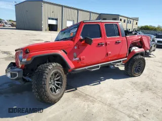 2022 Jeep Gladiator Overland with VIN 1C6HJTFG2NL135841, listed as a Copart auction lot 80259184 with 35,309 mi miles and Salvage title. Bid and sale history available at DreamBid. Image 1.
