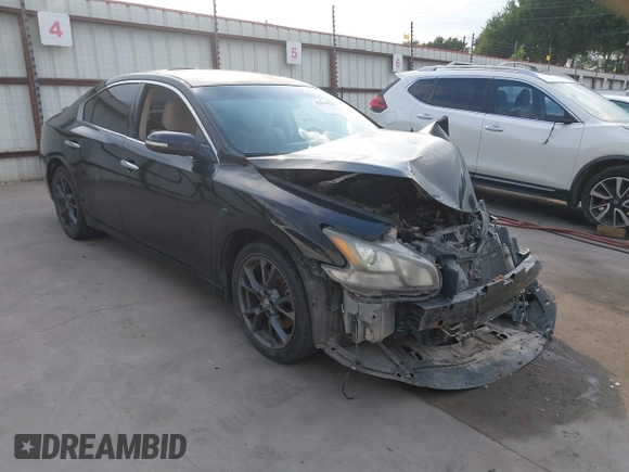 2014 Nissan Maxima SV with VIN 1N4AA5AP5EC499187, listed as a IAAI auction lot 42094212 with 196,747 mi miles and . Bid and sale history available at DreamBid. Image 1.
