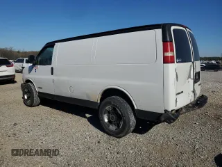 2005 Chevrolet Express Cargo Van with VIN 1GCGG25V951131973, listed as a Copart auction lot 50502685 with 330,845 mi miles and Salvage Title. Bid and sale history available at carsss.com. Image 2.