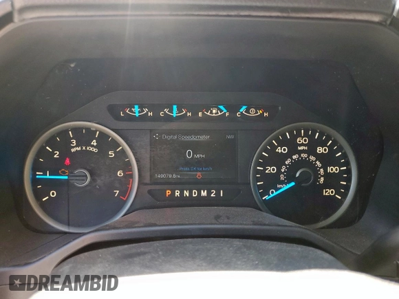 2015 Ford F-150 XL with VIN 1FTEW1CP9FKD76633, listed as a Copart auction lot 58172055 with 149,079 mi miles and Salvage title. Bid and sale history available at DreamBid. Image 9.