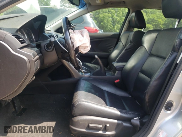2012 Acura TSX Technology with VIN JH4CU2F64CC001162, listed as a Copart auction lot 57462105 with 118,414 mi miles and Salvage title. Bid and sale history available at DreamBid. Image 7.