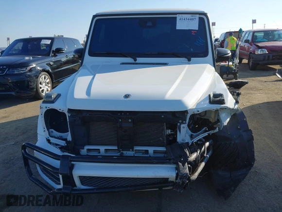 2021 Mercedes-Benz G AMG G 63 with VIN W1NYC7HJ9MX381126, listed as a IAAI auction lot 41434407 with Not Provided miles. Bid and sale history available at carsss.com. Image 12.