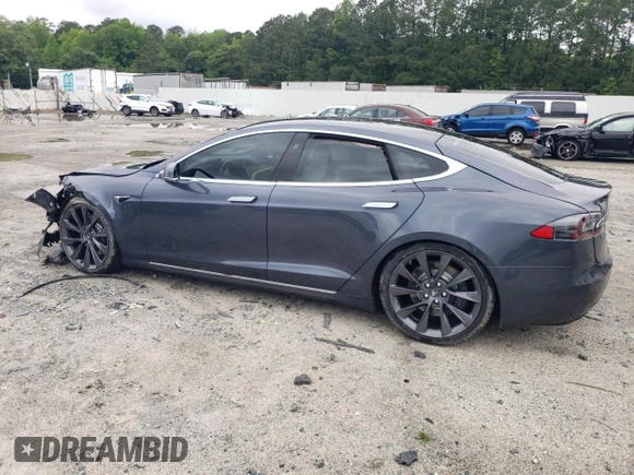2020 Tesla Model S Long Range with VIN 5YJSA1E24LF360335, listed as a Copart auction lot 57947265 with 50,672 mi miles and Clean title. Bid and sale history available at DreamBid. Image 2.