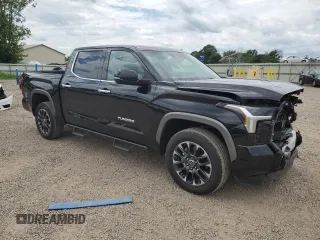 2024 Toyota Tundra Limited с VIN 5TFJA5DB4RX229828, выставлен на аукционе Copart как лот 65431745 с пробегом 10 738 миль миль и Списание • Salvage title. История ставок и продаж доступна на DreamBid. Изображение 4.