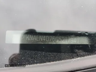 2016 Kia Cadenza Premium with VIN KNALN4D76G5217947, listed as a Copart auction lot 46109295 with 105,842 mi miles and Salvage Title. Bid and sale history available at carsss.com. Image 12.