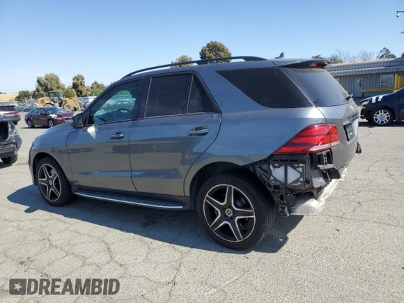 2017 Mercedes-Benz GLE 350 with VIN 4JGDA5JBXHA966305, listed as a Copart auction lot 60158645 with 91,335 mi miles and Salvage title. Bid and sale history available at DreamBid. Image 2.