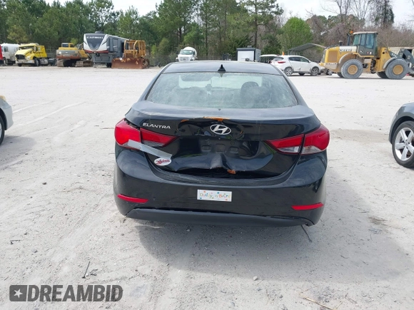 2016 Hyundai Elantra SE with VIN 5NPDH4AE7GH715222, listed as a IAAI auction lot 41847594 with 100,791 mi miles and . Bid and sale history available at DreamBid. Image 6.