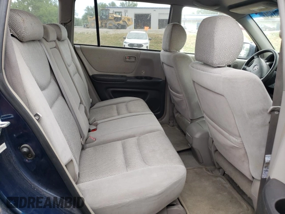 2002 Toyota Highlander with VIN JTEGD21A620034092, listed as a Copart auction lot 59693104 with 289,760 mi miles and Salvage title. Bid and sale history available at DreamBid. Image 11.
