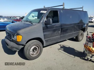 2003 Ford Econoline Cargo with VIN 1FTNE24223HA28032, listed as a Copart auction lot 79531574 with 144,256 mi miles and Salvage Title. Bid and sale history available at carsss.com. Image 1.