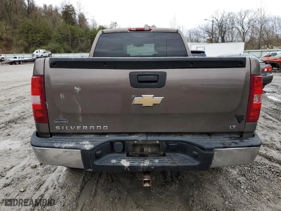 2008 Chevrolet Silverado 1500 LTZ with VIN 2GCEK19J481210778, listed as a Copart auction lot 80468524 with 125,408 mi miles and Salvage Title. Bid and sale history available at carsss.com. Image 6.