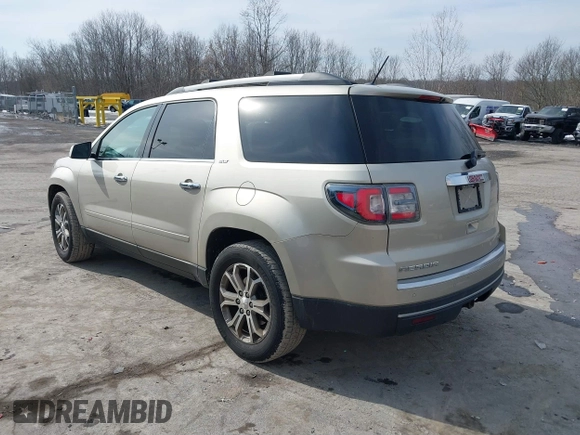 2014 GMC Acadia SLT z VIN 1GKKVRKD2EJ165066, wystawiony jako IAAI lot #41629615 z przebiegiem 193 811 mil mil oraz . Historia ofert i sprzedaży dostępna na DreamBid. Obrazek 3.