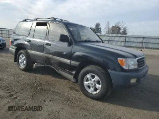 1998 Toyota Land Cruiser with VIN JT3HT05J5W0013478, listed as a Copart auction lot 87734595 with 307,871 mi miles and Salvage Title. Bid and sale history available at carsss.com. Image 4.