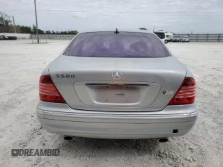 2003 Mercedes-Benz S-Class 5.0L with VIN WDBNG75J73A342974, listed as a Copart auction lot 49334955 with 134,905 mi miles and Clean Title. Bid and sale history available at carsss.com. Image 6.