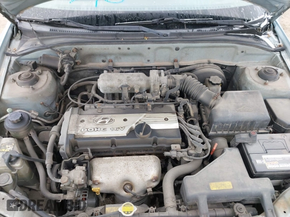 2003 Hyundai Accent GL with VIN KMHCG35C23U264360, listed as a IAAI auction lot 42033316 with 100,991 mi miles. Bid and sale history available at carsss.com. Image 10.