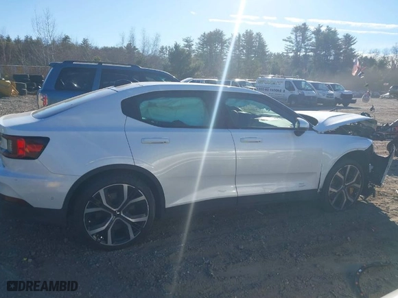 2022 Polestar 2 with VIN LPSED3KA7NL052872, listed as a IAAI auction lot 40841728 with 27,508 mi miles. Bid and sale history available at carsss.com. Image 13.