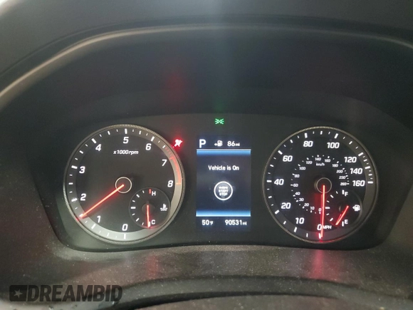 2018 Hyundai Sonata SEL with VIN 5NPE34AF2JH682939, listed as a Copart auction lot 51783255 with 90,531 mi miles and Salvage Title. Bid and sale history available at DreamBid. Image 9.