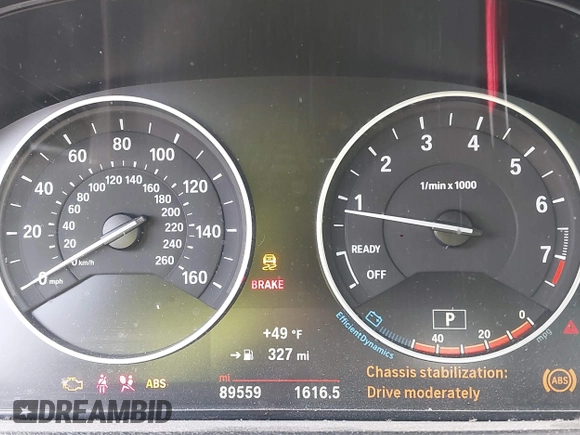 2017 BMW 3 Series 330i xDrive with VIN WBA8D9G34HNU61953, listed as a IAAI auction lot 41768524 with 89,559 mi miles. Bid and sale history available at carsss.com. Image 15.