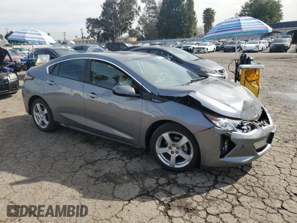2019 Chevrolet Volt LT with VIN 1G1RC6S57KU124619, listed as a Copart auction lot 45668115 with 25,092 mi miles and Salvage Title. Bid and sale history available at carsss.com. Image 4.