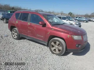 2014 Jeep Compass Latitude with VIN 1C4NJCEBXED509530, listed as a Copart auction lot 46624785 with 162,981 mi miles and Salvage Title. Bid and sale history available at DreamBid. Image 4.