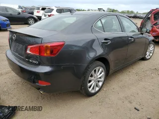 2009 Lexus IS 250 with VIN JTHCK262395032032, listed as a Copart auction lot 58384945 with 100,775 mi miles and Salvage title. Bid and sale history available at DreamBid. Image 3.