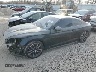 2018 Audi S5 Coupe Premium Plus with VIN WAUP4AF55JA007868, listed as a Copart auction lot 41689915 with 94,831 mi miles and Non Repairable. Bid and sale history available at carsss.com. Image 1.