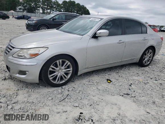 2011 Hyundai Genesis with VIN KMHGC4DF9BU139711, listed as a Copart auction lot 68300374 with 157,452 mi miles and Salvage Title. Bid and sale history available at carsss.com. Image 1.