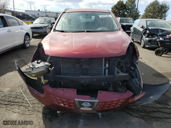 2010 Nissan Rogue S with VIN JN8AS5MTXAW000607, listed as a Copart auction lot 48476395 with 174722 miles and Salvage Title. Bid and sale history available at carsss.com. Image 5.