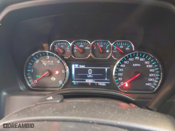 2018 Chevrolet Silverado 1500 LTZ with VIN 1GCVKSEC9JZ117927, listed as a IAAI auction lot 41471952 with 85,965 mi miles. Bid and sale history available at carsss.com. Image 7.