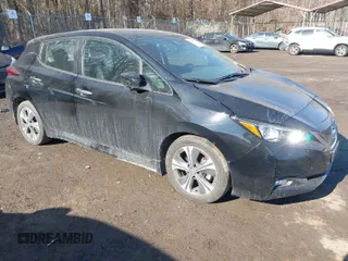 2022 Nissan LEAF SV with VIN 1N4AZ1CV9NC561705, listed as a IAAI auction lot 41465860 with 19,549 mi miles and . Bid and sale history available at DreamBid. Image 1.