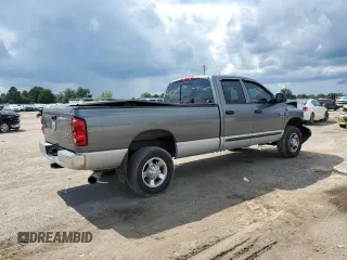 2007 Dodge Ram 2500 SLT with VIN 3D7KS28A57G786627, listed as a Copart auction lot 65115804 with 282,198 mi miles and Salvage Title. Bid and sale history available at carsss.com. Image 3.