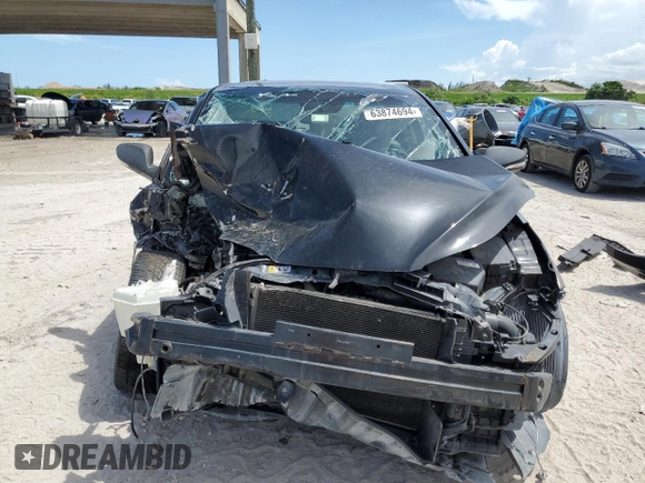 2013 Hyundai Elantra Coupe GS PZEV with VIN KMHDH6AE6DU014924, listed as a Copart auction lot 63874694 with 0 mi miles and Salvage Title. Bid and sale history available at carsss.com. Image 5.