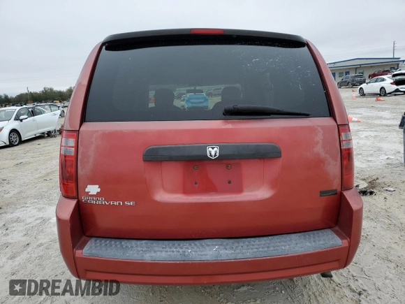 2008 Dodge Grand Caravan SE with VIN 2D8HN44H48R680046, listed as a Copart auction lot 42169125 with 198,035 mi miles and Salvage Title. Bid and sale history available at DreamBid. Image 6.