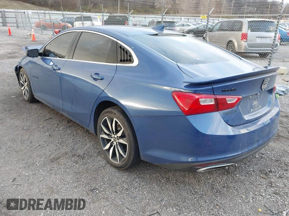 2023 Chevrolet Malibu RS with VIN 1G1ZG5ST0PF155249, listed as a IAAI auction lot 40990536 with 38,019 mi miles and . Bid and sale history available at DreamBid. Image 3.