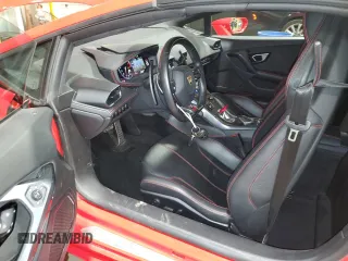 2017 Lamborghini Huracan z VIN ZHWUR2ZF5HLA06794, wystawiony jako Copart lot #87287774 z przebiegiem 11 442 mil mil oraz Szkody całkowita. Historia ofert i sprzedaży dostępna na DreamBid. Obrazek 8.