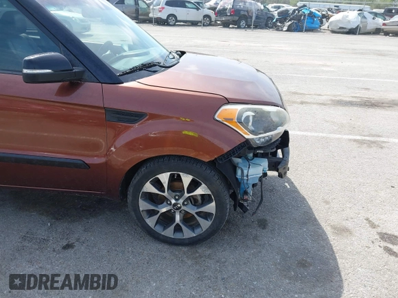 2012 Kia Soul + with VIN KNDJT2A63C7422074, listed as a IAAI auction lot 41911029 with 112,125 mi miles. Bid and sale history available at carsss.com. Image 14.