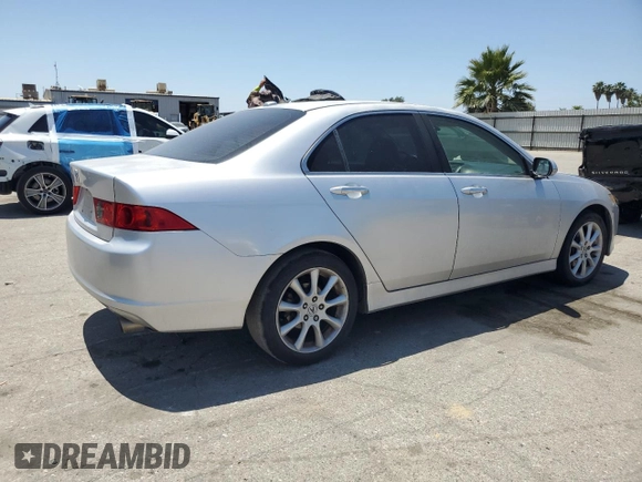2006 Acura TSX Navi with VIN JH4CL95966C014989, listed as a Copart auction lot 58753795 with 165,823 mi miles and Salvage title. Bid and sale history available at DreamBid. Image 3.