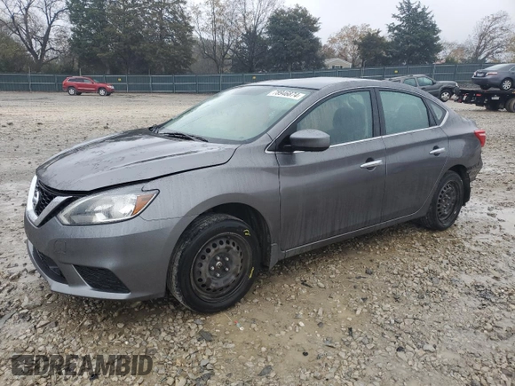 2019 Nissan Sentra SV with VIN 3N1AB7AP3KY386296, listed as a Copart auction lot 47259345 with 68,690 mi miles and Salvage Title. Bid and sale history available at DreamBid. Image 1.