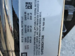 2012 Buick Verano Convenience Group with VIN 1G4PR5SK6C4177645, listed as a Copart auction lot 53781315 with 132,301 mi miles and Salvage Title. Bid and sale history available at carsss.com. Image 12.