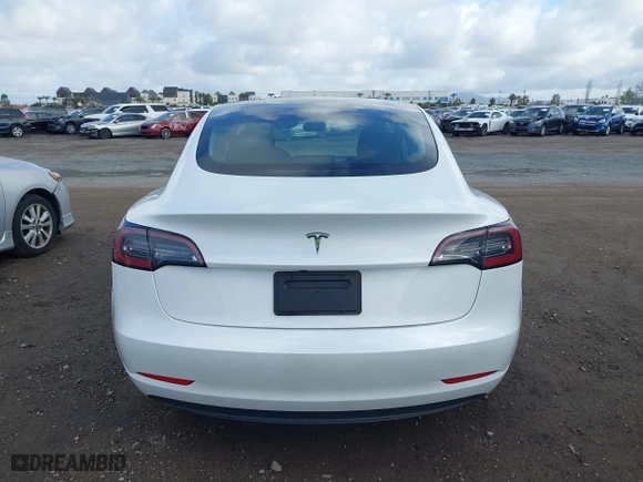 2023 Tesla Model 3 with VIN 5YJ3E1EA4PF405361, listed as a IAAI auction lot 41932723 with 28,487 mi miles. Bid and sale history available at carsss.com. Image 17.