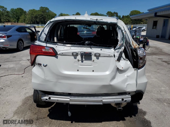 2022 Honda HR-V EX with VIN 3CZRU6H5XNM747084, listed as a Copart auction lot 50197085 with 57,376 mi miles and Clean Title. Bid and sale history available at carsss.com. Image 6.
