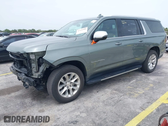 2023 Chevrolet Suburban Premier with VIN 1GNSCFKD2PR377493, listed as a IAAI auction lot 42426988 with 71,365 mi miles and . Bid and sale history available at DreamBid. Image 2.