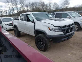 2018 Chevrolet Colorado 4WD ZR2 with VIN 1GCGTEEN3J1295176, listed as a IAAI auction lot 41418943 with 57,621 mi miles. Bid and sale history available at carsss.com. Image 1.
