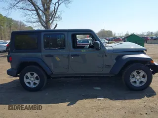 2021 Jeep Wrangler Unlimited Willys with VIN 1C4HJXDN4MW703859, listed as a IAAI auction lot 42071327 with 27,027 mi miles and . Bid and sale history available at DreamBid. Image 13.