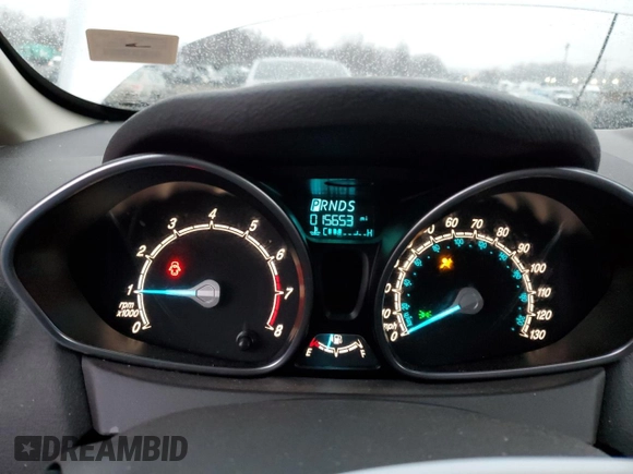 2017 Ford Fiesta SE with VIN 3FADP4BJ0HM158928, listed as a Copart auction lot 83893384 with 15,653 mi miles and Salvage Title. Bid and sale history available at DreamBid. Image 9.