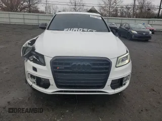 2017 Audi SQ5 Premium Plus with VIN WA1CCAFPXHA076226, listed as a Copart auction lot 83871364 with 42,886 mi miles and Salvage Title. Bid and sale history available at carsss.com. Image 5.