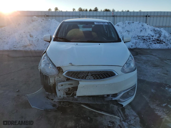 2020 Mitsubishi Mirage ES with VIN ML32A3HJ3LH010678, listed as a Copart auction lot 43037805 with 35,000 mi miles and Salvage Title. Bid and sale history available at carsss.com. Image 5.