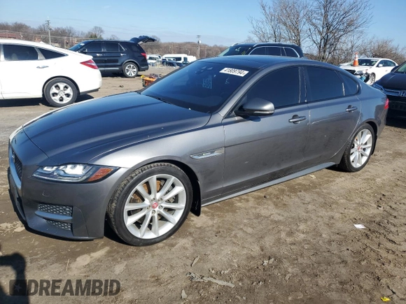 2016 Jaguar XF 35t R-Sport with VIN SAJBF4BV3GCY02818, listed as a Copart auction lot 41809794 with 64,580 mi miles. Bid and sale history available at carsss.com. Image 1.